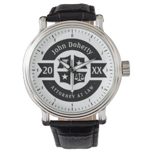 Advokat 20XX Advokat  Svart Armbandsur
