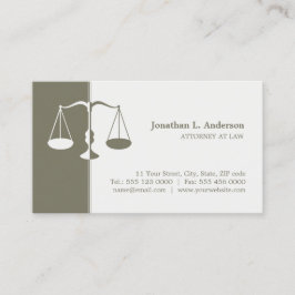 Advokat-/advokatprofessionellvisitkort Visitkort