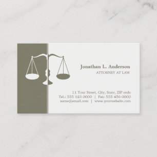 Advokat-/advokatprofessionellvisitkort Visitkort