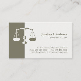 Advokat-/advokatprofessionellvisitkort Visitkort