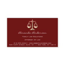 Advokat Burgundy Guld  advokatens Anpassningsbar