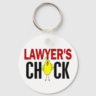 Advokat chick nyckelring