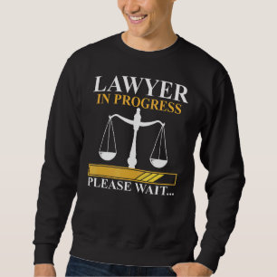 Advokat i Progress Law School Student Design Lång Ärmad Tröja