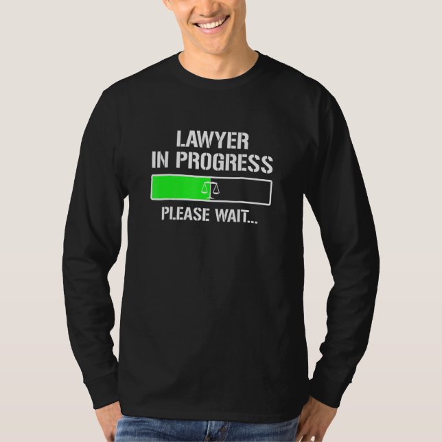 Advokat i Progress Law School Student Tee (Framsida)