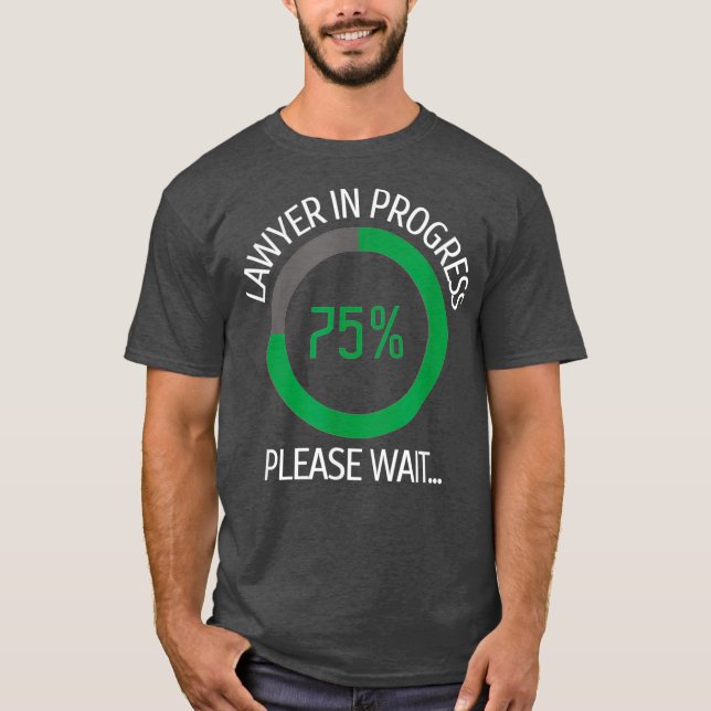 Advokat i Progress Lawyer and Law School Gift T Shirt (Framsida)