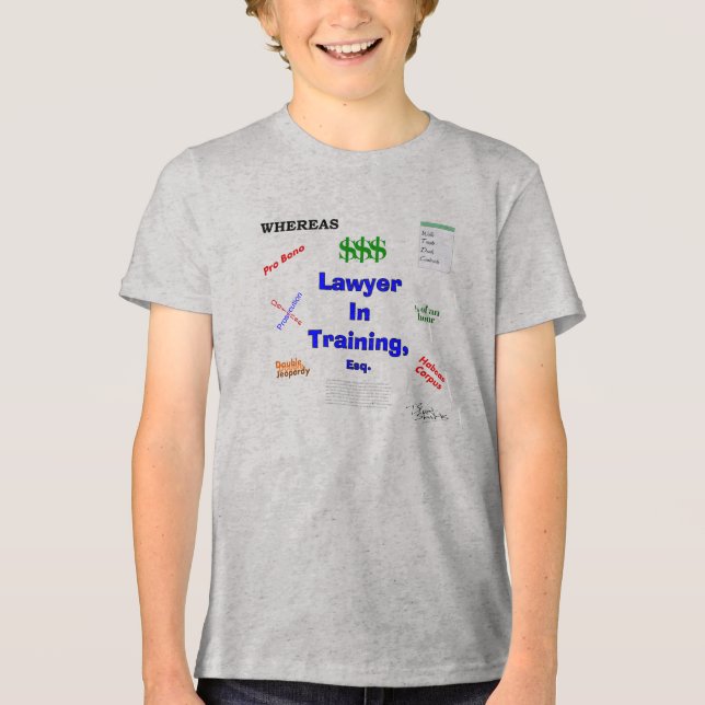 Advokat i utbildning t shirt (Framsida)