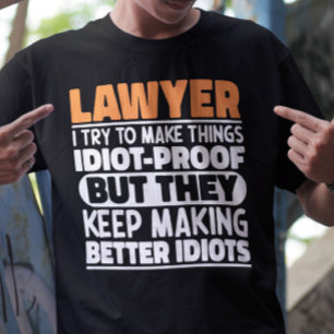 Advokat jag försöker göra Sak Roliga meningar advo T Shirt