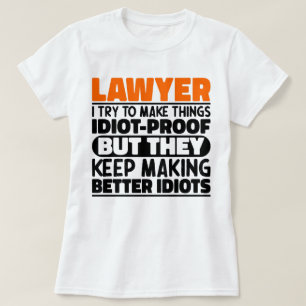 Advokat jag försöker göra Sak Roliga meningar advo T Shirt