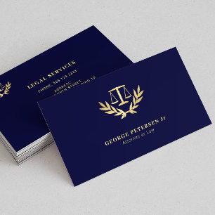 Advokat jurist guld rättvisa våg klassiskt logo visitkort