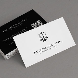 Advokat jurist professionell vit visitkort