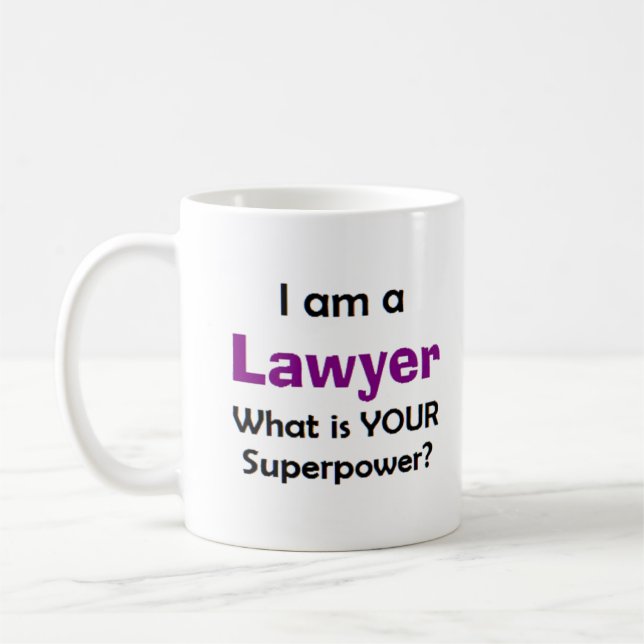 advokat kaffemugg (Vänster)