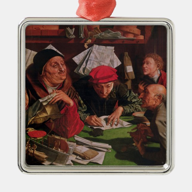 Advokat kontor, c.1545 julgransprydnad metall (Framsidan)