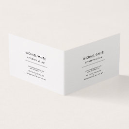 Advokat Linen Minimalist Professionell Visitkort
