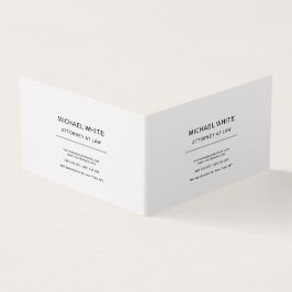 Advokat Linen Minimalist Professionell Visitkort