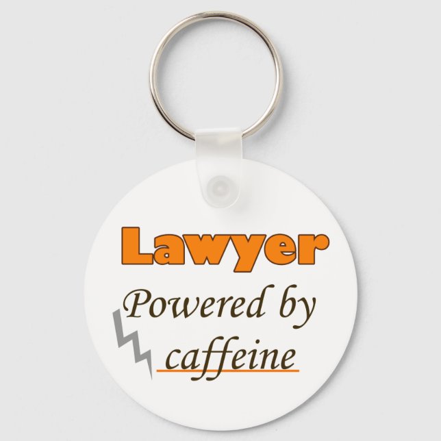 Advokat med koffein nyckelring (Framsida)