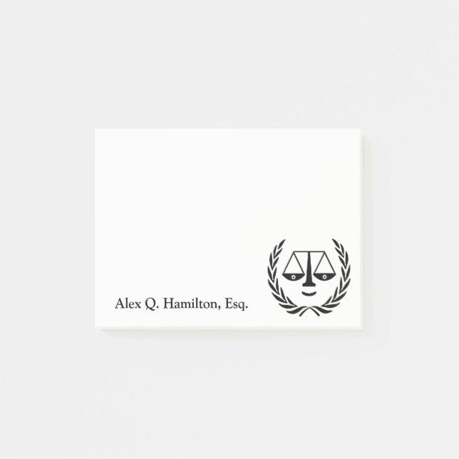 Advokat Post-it Block (Framsida)