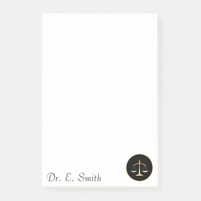 Advokat Post-it Block (Framsida)