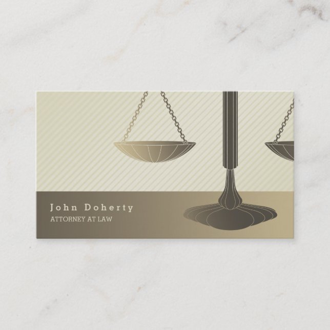 Advokat | Professionell Lawyer Visitkort (Framsida)