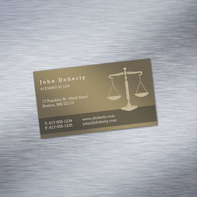 Advokat | Professionell Lawyer Visitkortmagnet (In Situ)
