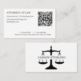 Advokat QR-kod Pappersvaror Samtal Visitkort