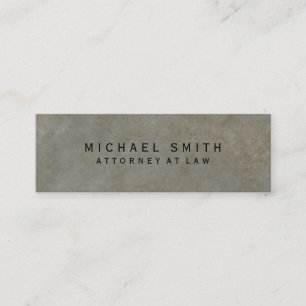 Advokat Stone Design Simple Minimalist Mini Visitkort