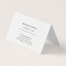 Advokat vid Lag Minimalist Classic Pro Visitkort