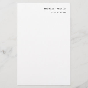Advokat vid Lag-minimalistisk klassisk Professione Brevpapper