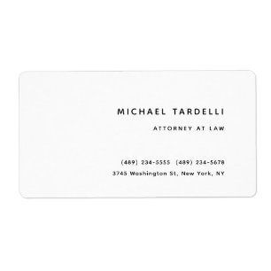 Advokat vid Lag-minimalistisk klassisk Professione Fraktsedel