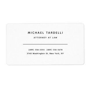 Advokat vid Lag-minimalistisk klassisk Professione Fraktsedel