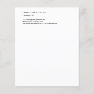 Advokat vid Lag-Trendiget Minimalistisk Elegant en