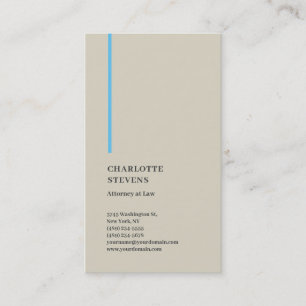 Advokat vid Lag-Trendiget Minimalistisk Elegant en Visitkort