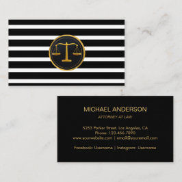 Advokat vid Law Guld Modern Rand advokat Visitkort