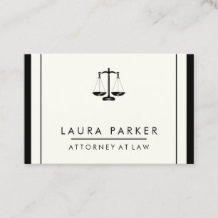 Advokat vid Law Plain Simple Professionell Elegant Visitkort