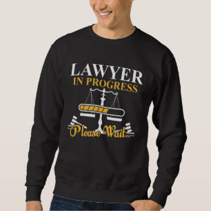 Advokatadvokat advokat advokat Attorney Graduatio Lång Ärmad Tröja