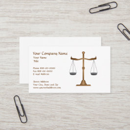 Advokatadvokat, Affärskort Visitkort