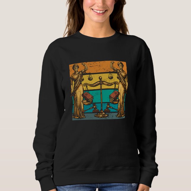 Advokatadvokat Balance  Law School Student T Shirt (Framsida)