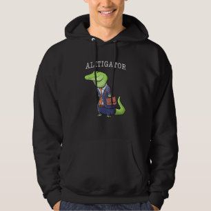 Advokatadvokat för Alitigator Alligator Lawyer Att Hoodie