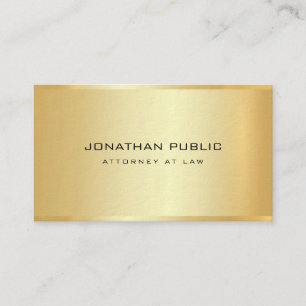 Advokatadvokat Guld Template Law Office Modern Visitkort