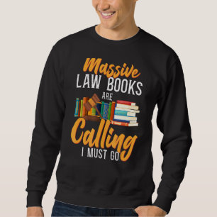 Advokatadvokat Lag Massive Law Bokar är Ca Lång Ärmad Tröja