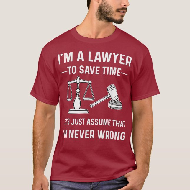 Advokatadvokat Law School Student Gift T Shirt (Framsida)