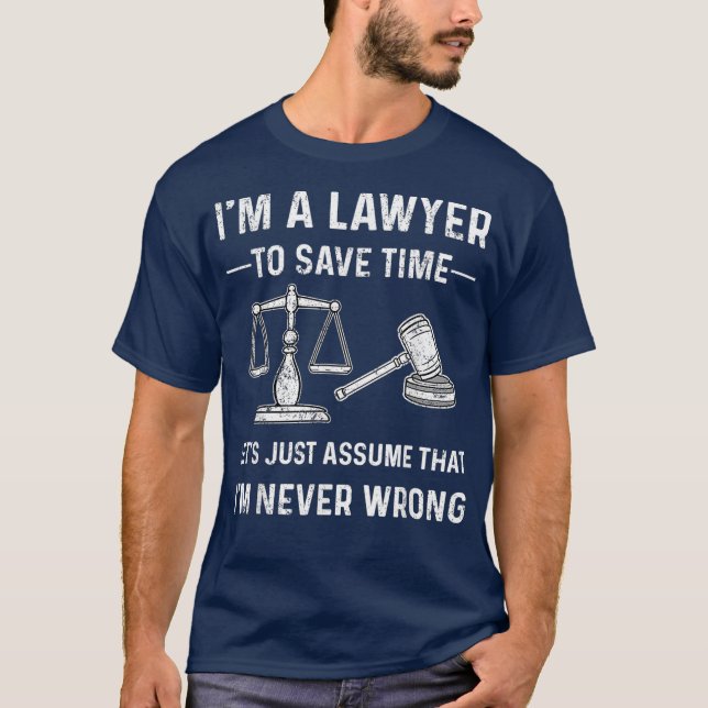 Advokatadvokat Law School Student Gift T Shirt (Framsida)