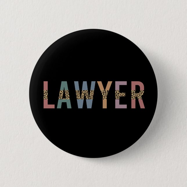 Advokatadvokat Law Student Studenten Gift Knapp (Framsida)