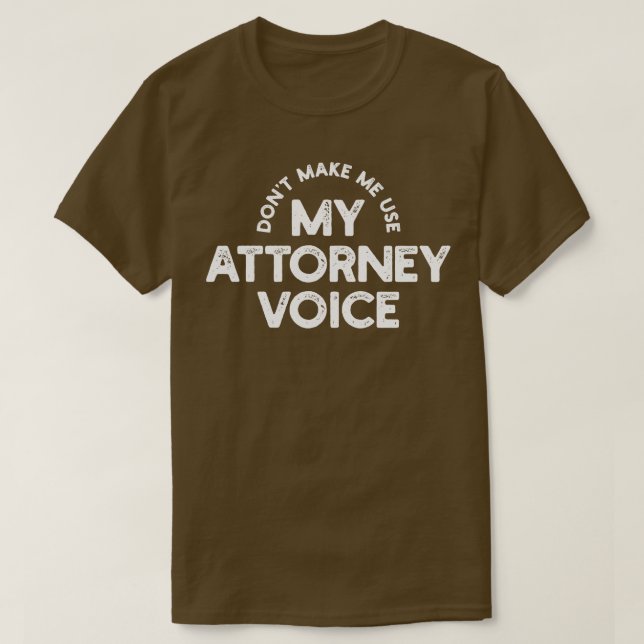 Advokatadvokat T Shirt (Design framsida)