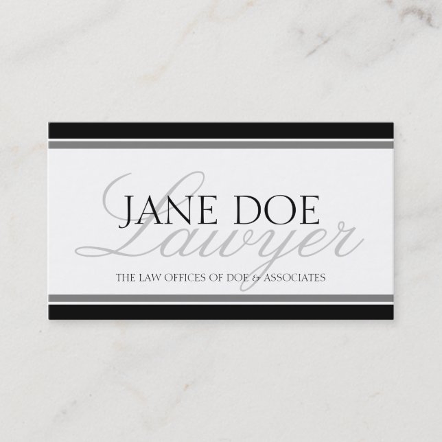 Advokatadvokat - tillgängligt brevhuvud - visitkort (Framsida)