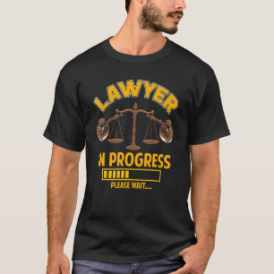 Advokatadvokat under arbete framtida advokaträtt S T Shirt