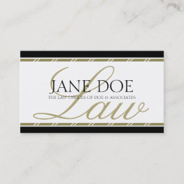 Advokatadvokatadvokatfirman i Guld Visitkort