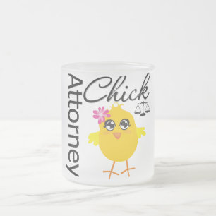 Advokatchick v1 frostad glasmugg