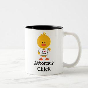 Advokatchickmugg Två-Tonad Mugg