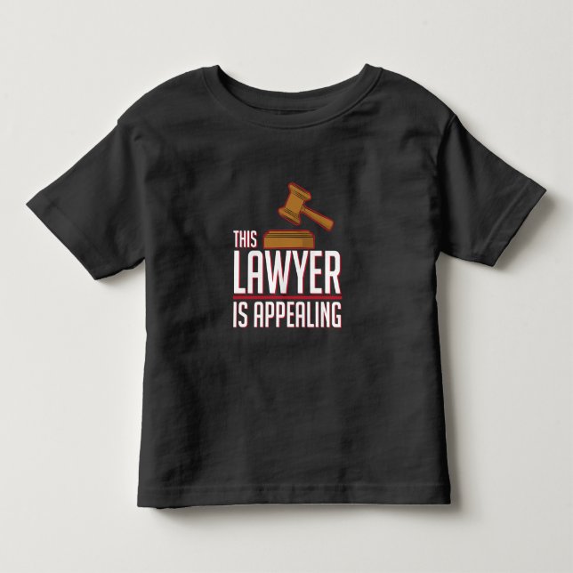 Advokaten är den lockande roliga advokaten för t shirt (Framsida)