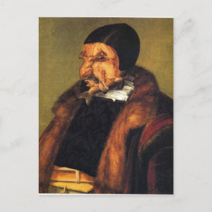 Advokaten av Giuseppe Arcimboldo Vykort